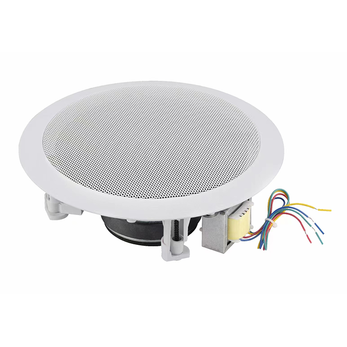 ZY810-4T  8寸10W/20W/40W四线制高保真定压同轴吸顶音箱、不带后罩